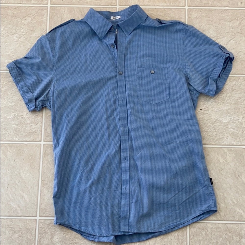 Calvin Klein Short Sleeve Button Down